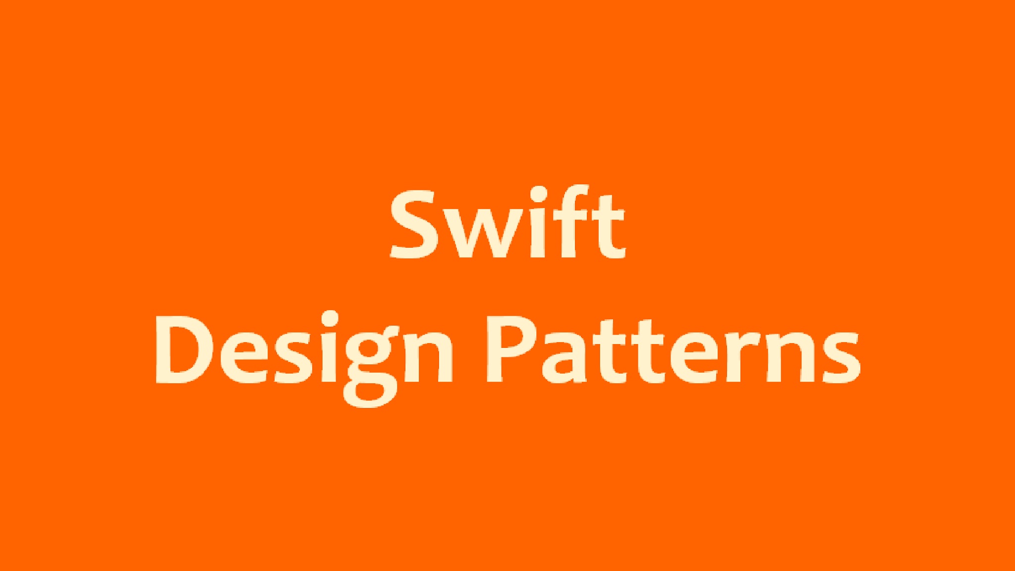 Design Patterns In Swift