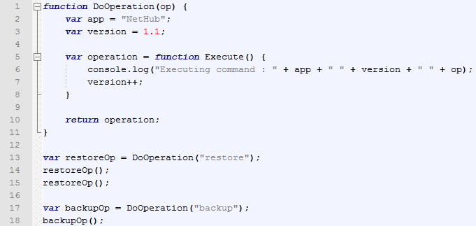 Closure In JavaScript - Source Code Example 3