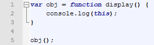this keyword In JavaScript - Source Code Example 3