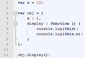 this keyword In JavaScript - Source Code Example 4 - 2